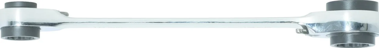 KS Tools 503.4656 Chiave a Cricco Doppia Poligonale Reversibile 4 in 1 Gearplus, 8X10-12X13 mm