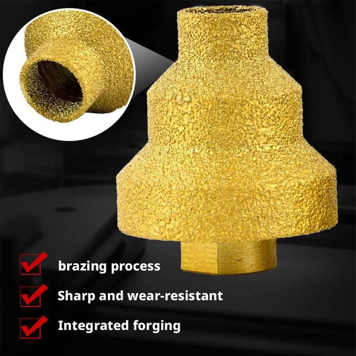 Metal Drill Bit Hole Expander Conical Step Drill Bit For Metal Woodworking Concrete Tile Bevel Chamfer Drill Bits For Precision Drilling In Vari Materials Like Steel, Wood, And Ceramic