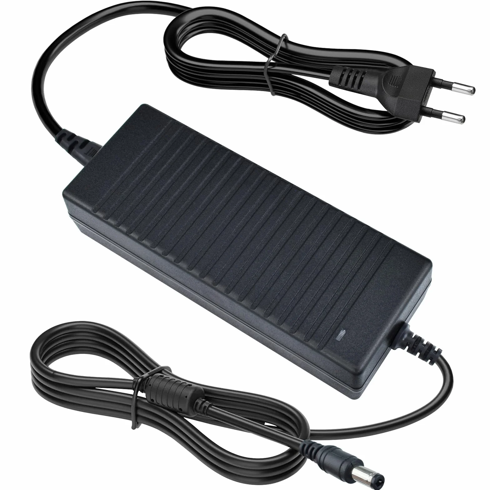 Adattatore di Alimentazione AC 100-240V a 24V 5A Trasformatore 120W Spina 5.5 x 2.5 mm Caricatore Alimentatore per Striscia LED, Monitor TV Televisione, Telecamere, Router, Hub, Lettore DVD