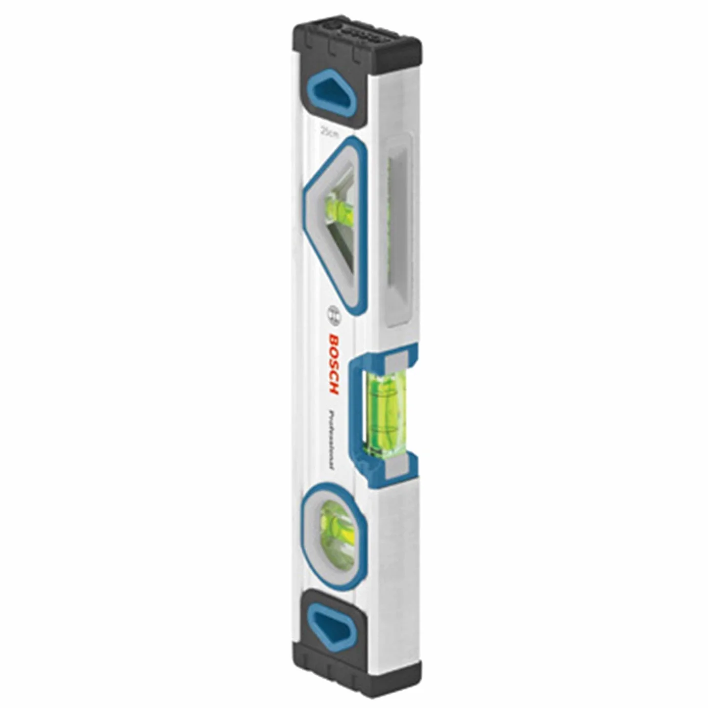 Bosch Professional Livella a Bolla Magnetica 25 Cm (Leggibile da Tutti I Lati, Corpo in Alluminio, Robuste Calotte Terminali) - Amazon Exclusive