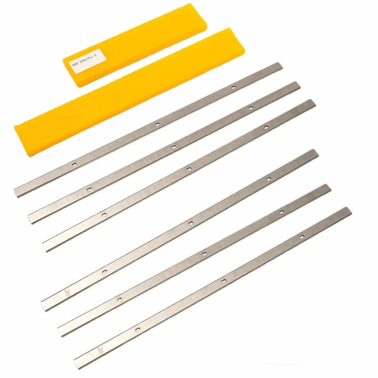 6 Pezzi Lame Pialla Elettrica HSS 333x12x1.5mm, per Metabo DH330 DH316