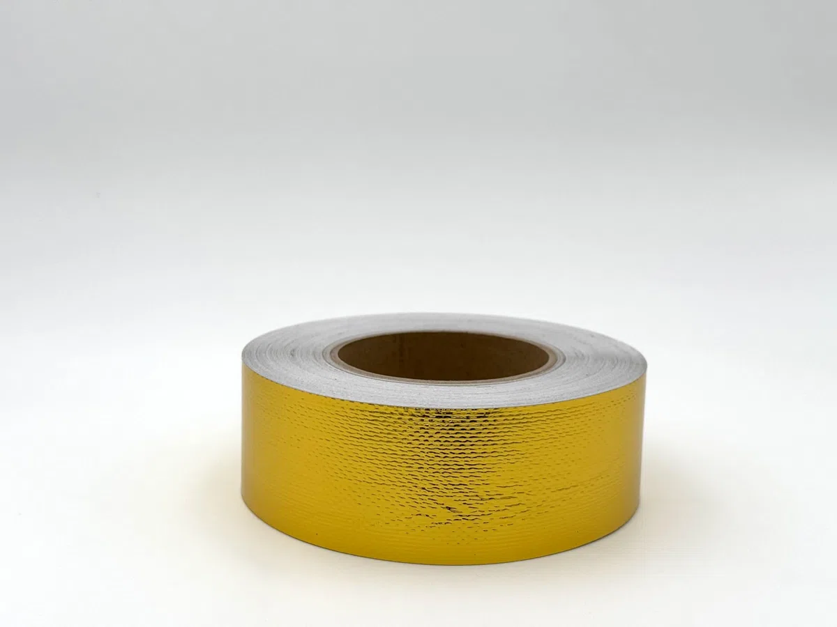Scudo Termico Adesivo 50mm, Termo riflettente, isolamento condotti aspirazione auto da corsa (50 Metri)