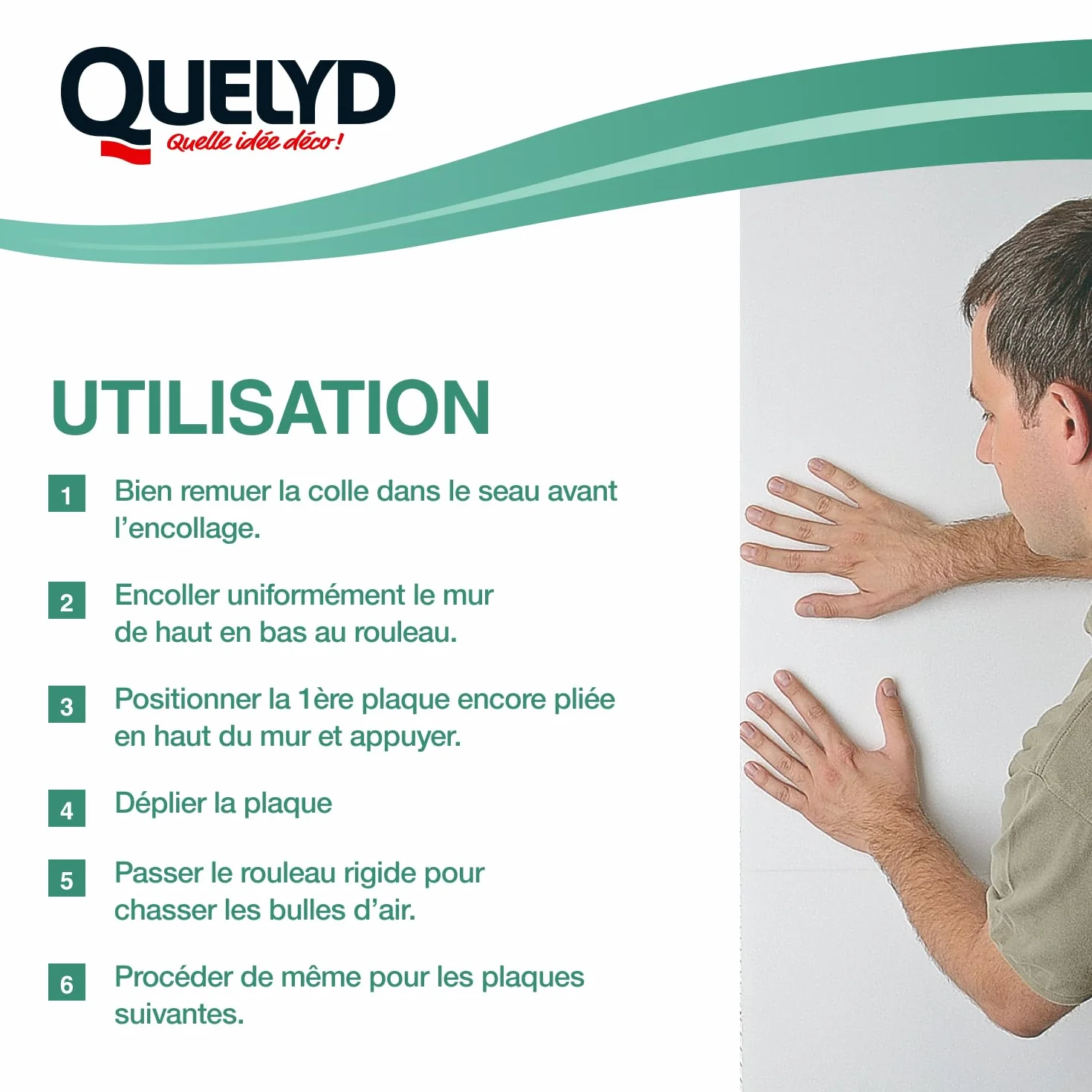 Quelyd Depron Secchio 3 kg Colles, Bianco