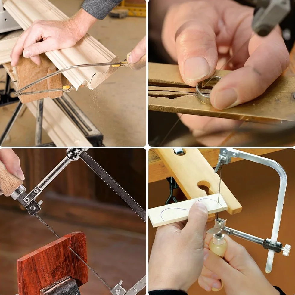 mizikuu Coping Saw - Seghetto a forma di U, per la lavorazione del legno, gioielli, per il fai da te