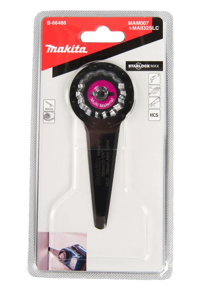 Makita B-66466 Lama Taglio Giunti Starlock Max 32x70mm HCS MAM007 Multimateriale