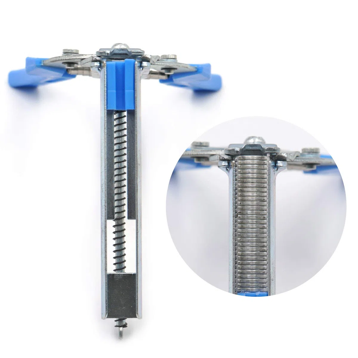 Pinza Per Anelli Per Unghie di Tipo M,Multifunzionale Pinza Per Anelli con 600 Chiodi M, Utensile Manuale Per la Manutenzione e la Riparazione di Recinti di Gabbie Per Polli e Uccelli (Blu)