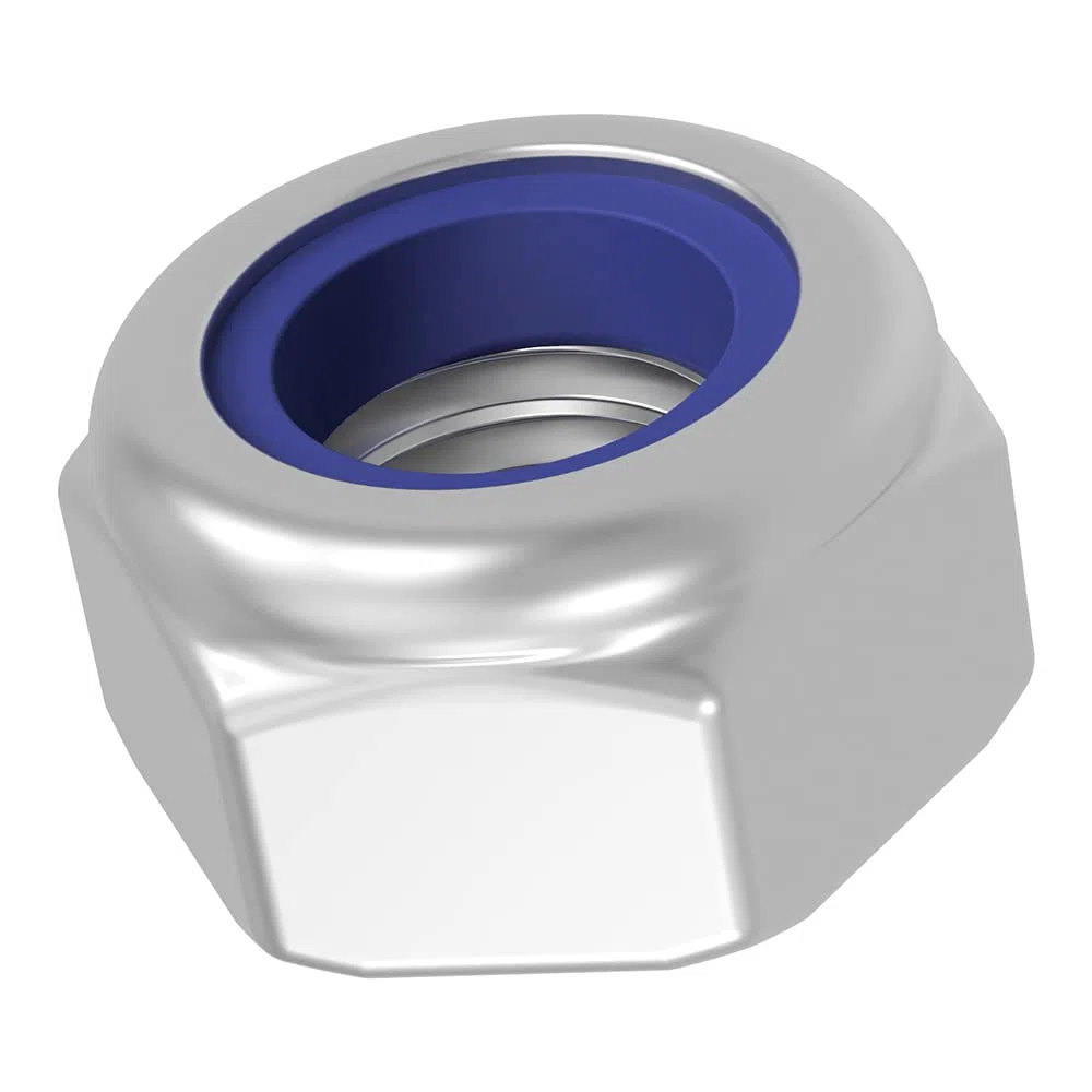 Dado di bloccaggio SECCARO M18, acciaio inox V2A VA A2, DIN 985/ISO 10511, esagono, 20 pezzi