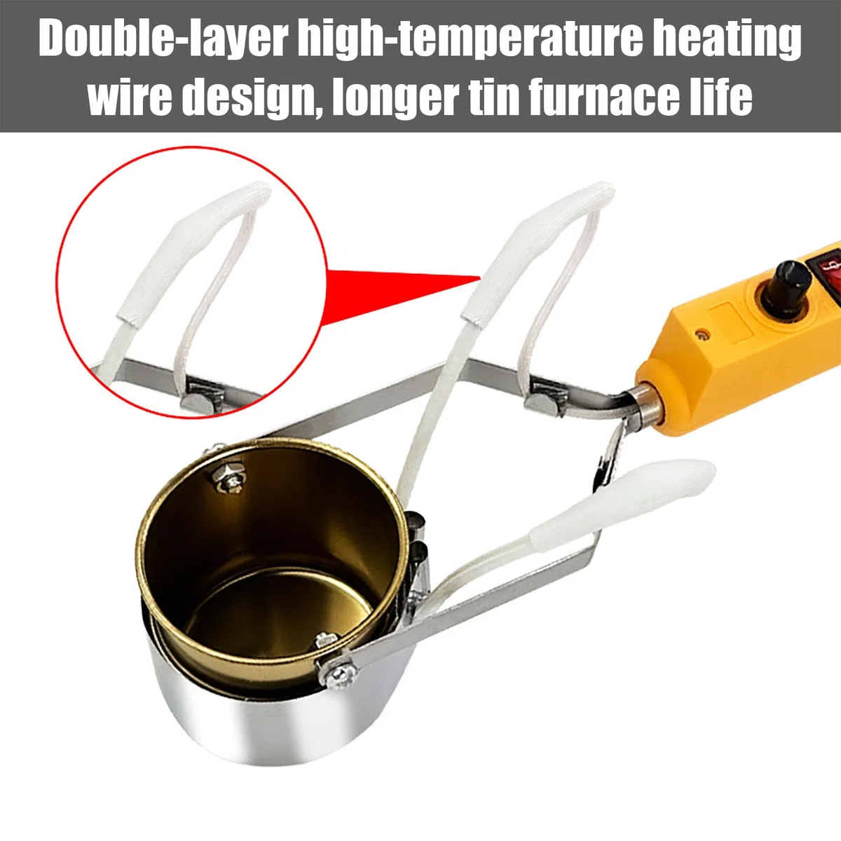Melting Pot di Piombo Manuale, 150W-300 W Solder Elettrico Stagno In Peltro di Melting Pot, Melting Pot di Melting di Piombo, per Pescare Stampi C(3000g)