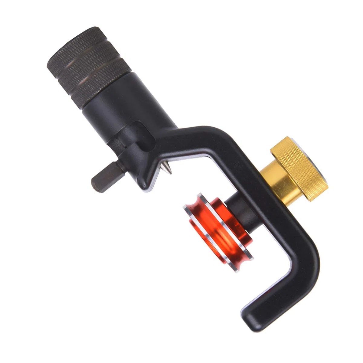 Taglierina per Cavi in Fibra Ottica 4-10mm, Strumento di Spelatura con Profondità Regolabile, Coltello per Taglio Verticale del Manicotto, Utensile per Rimozione Guaina Fibra Ottica