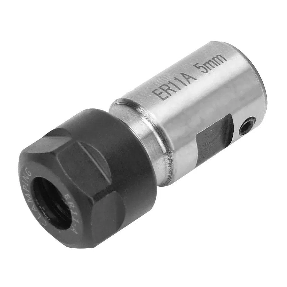 7 PZ ER11 1-7mm Spring Collets Set ER11 5mm Motor Shaft Holder Extension Rod Fresatura Tornio Strumento per CNC Engraving Machine