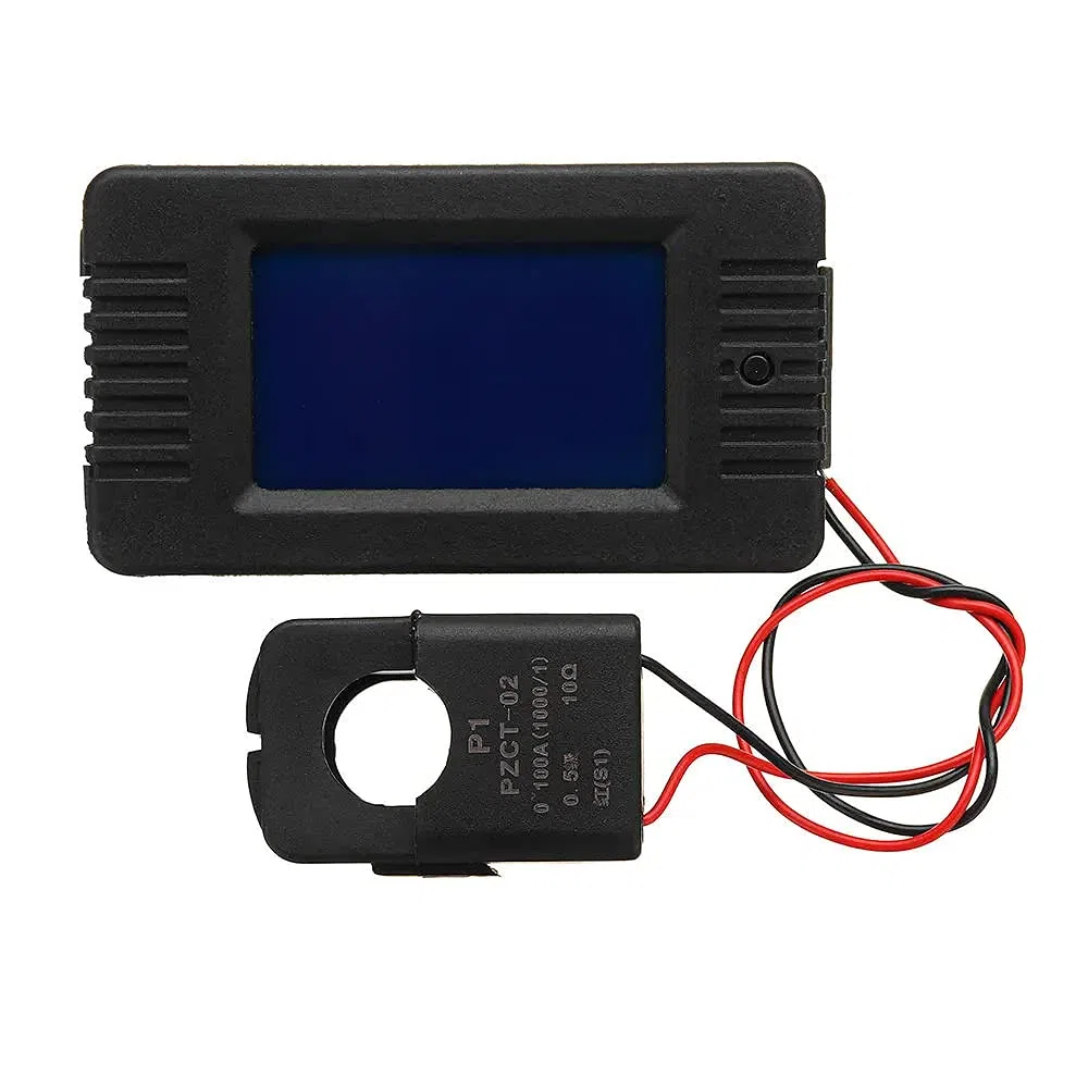 DollaTek AC 80-260V 100A Corrente Tensione Amperaggio Potenza Energia Misuratore di pannello LCD Display digitale Amperometro Voltmetro Multimetro con TA aperto