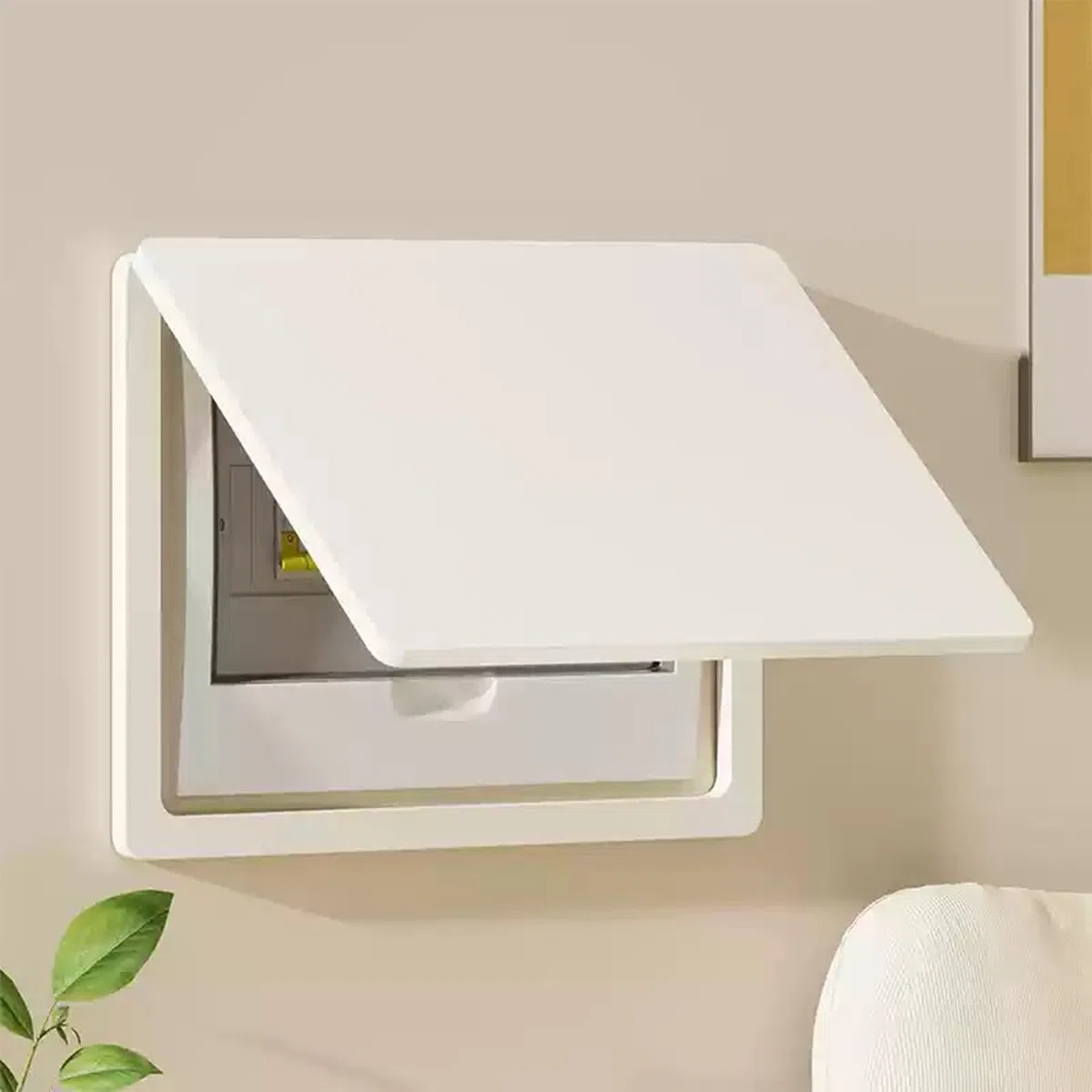 AWSAD Coperchio Decorativo for Quadro Elettrico Copertura for Contatore Di Luce Scatola Di Distribuzione Contatore Flip Nascondi Decorazione Domestica(A,45x35cm)