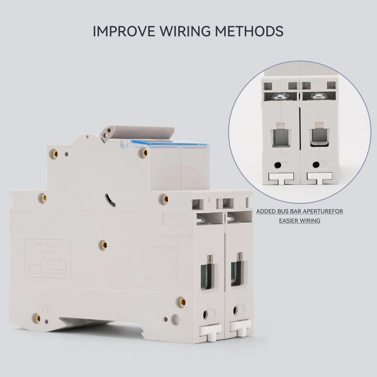 MOLLOM AC 2P Interruttore automatico miniaturo,110V-240V 25A,nterruttore termomagnetico MCB personalizzato con visualizzazione della scena,capacità di interruzione 6KA per sistema AC solare