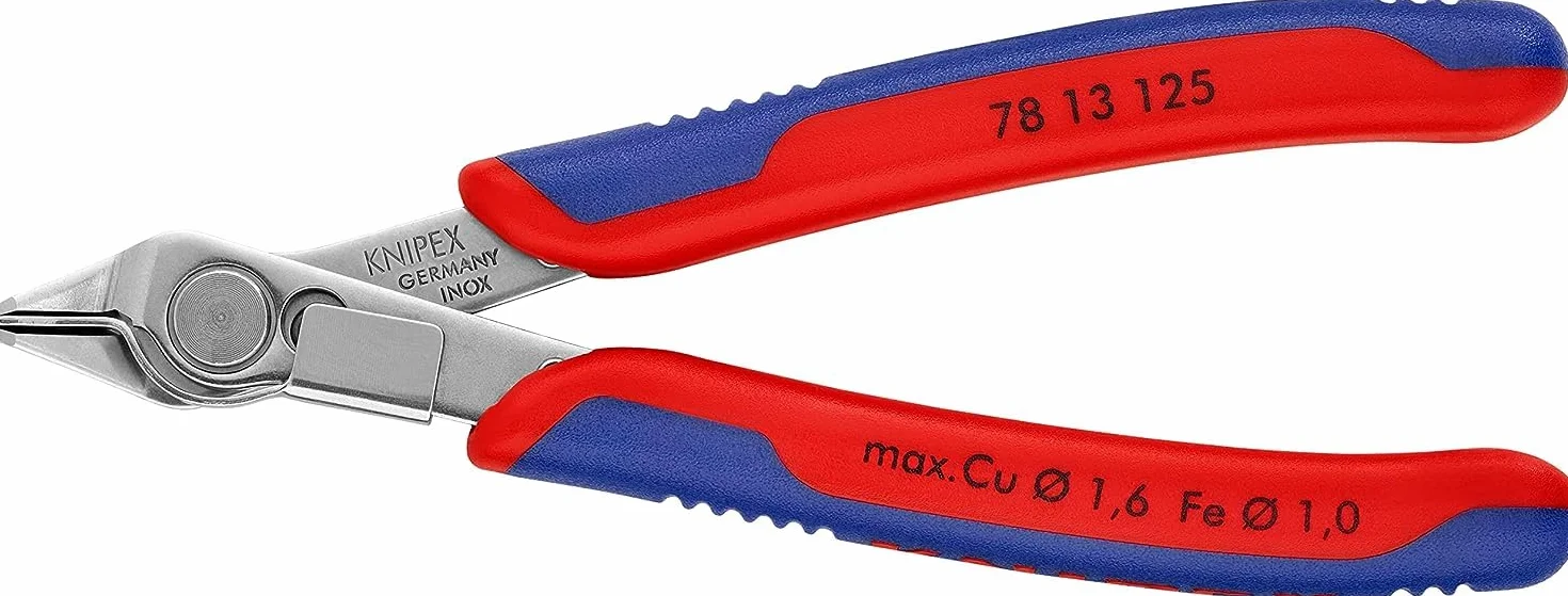 KNIPEX Electronic Super Knips con impugnature multicomponente 125 mm, 78 13 125
