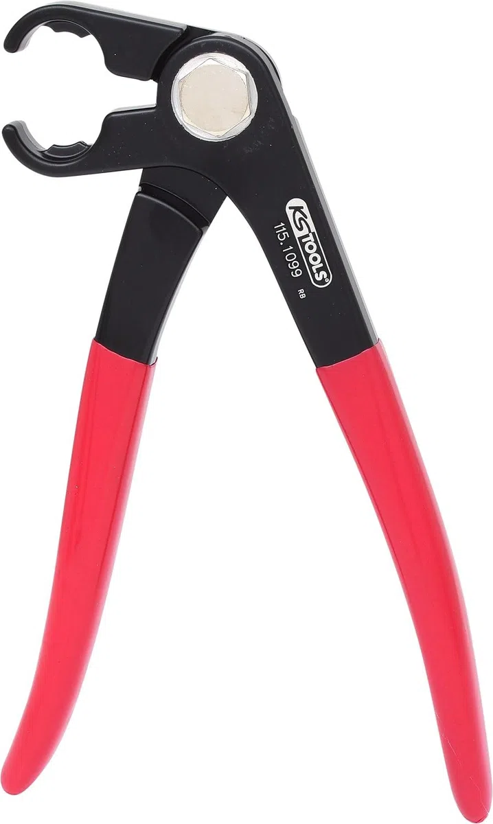 KS Tools 115.1099 Pinza p.tubo carburante,inclinata,0-24mm