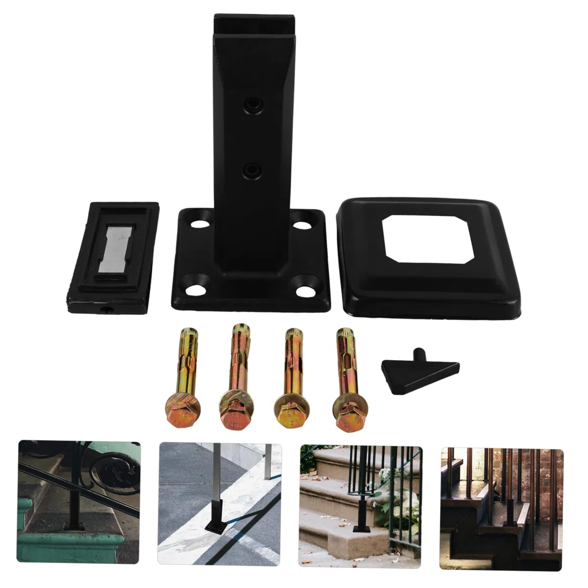 Homoyoyo Morsetto Per Ringhiera in Vetro Per Scale Clip Staffa Per Ringhiera Per Recinzione Per Piscina Clip Per Balaustra in Acciaio Inossidabile