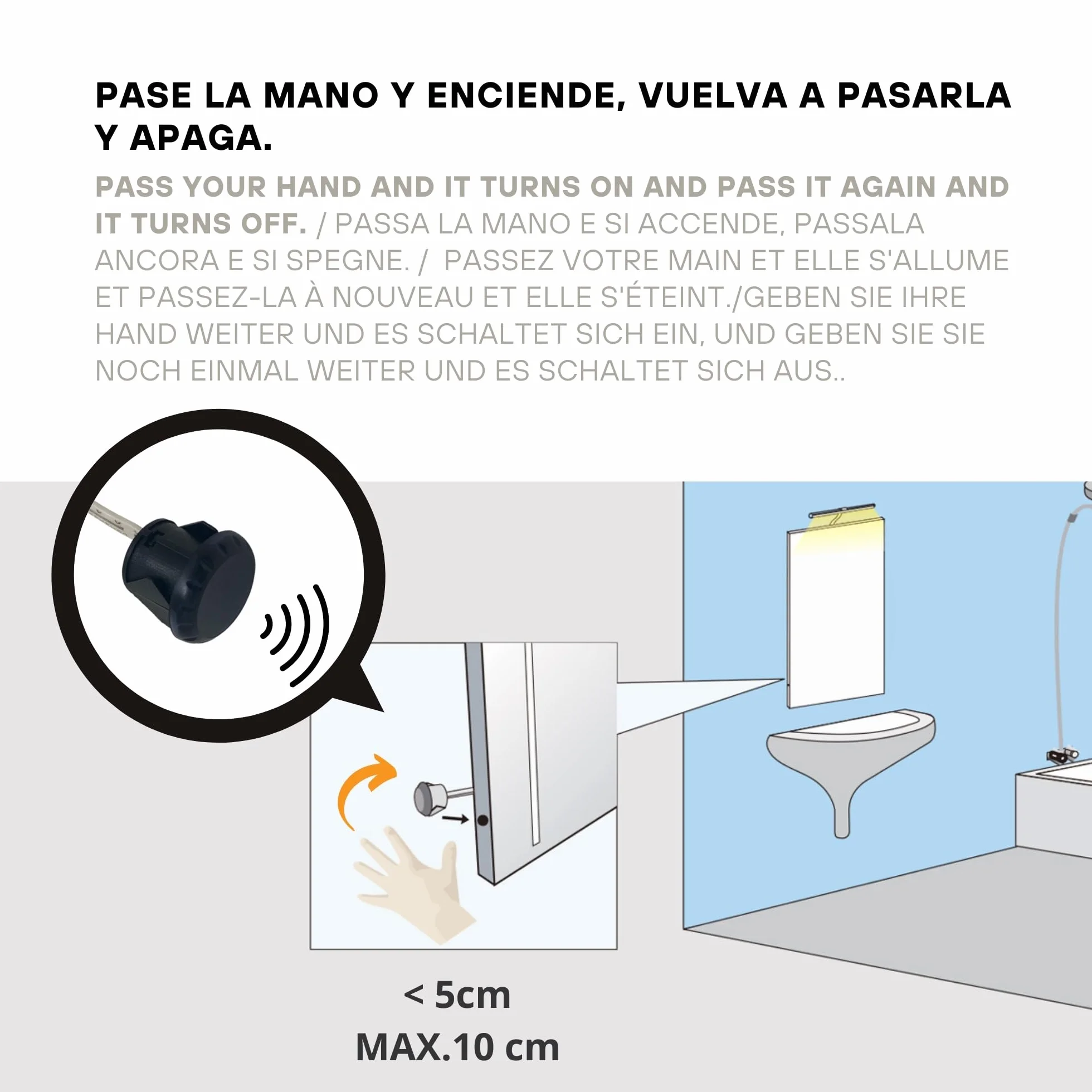 Relè elettronico sensoriale HZK218C.