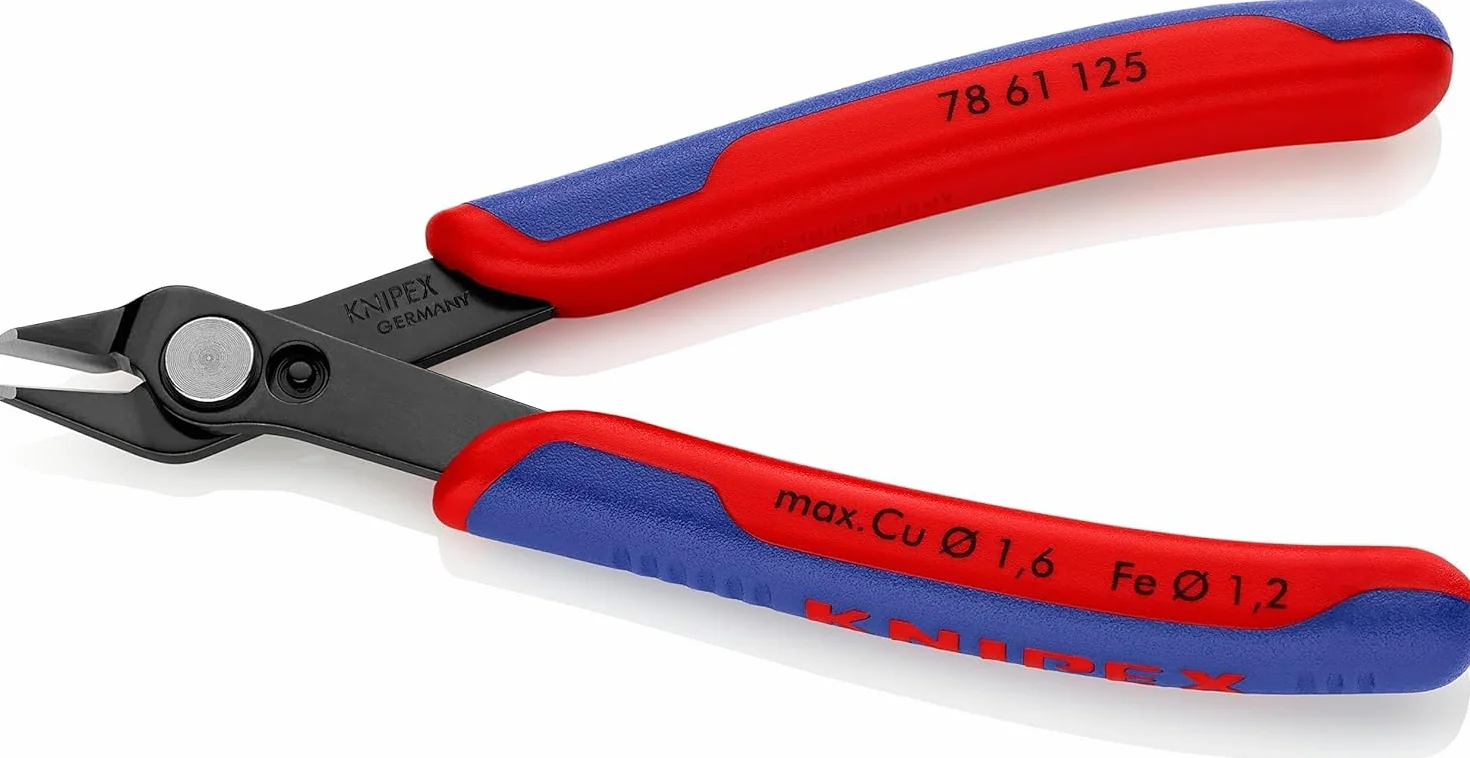 KNIPEX Electronic Super Knips con impugnature multicomponente 125 mm, 78 61 125
