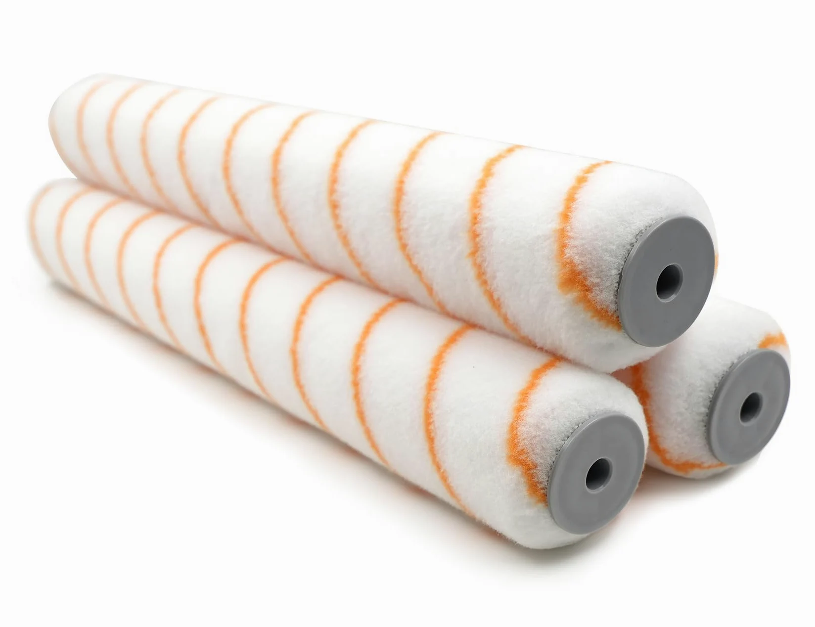 ROLLINGDOG Coperture per rullo da pittura, 45,7 cm, confezione da 3 manicotti in poliestere per pareti, soffitti, pavimenti e terrazze, senza pelucchi, lavabili e riutilizzabili