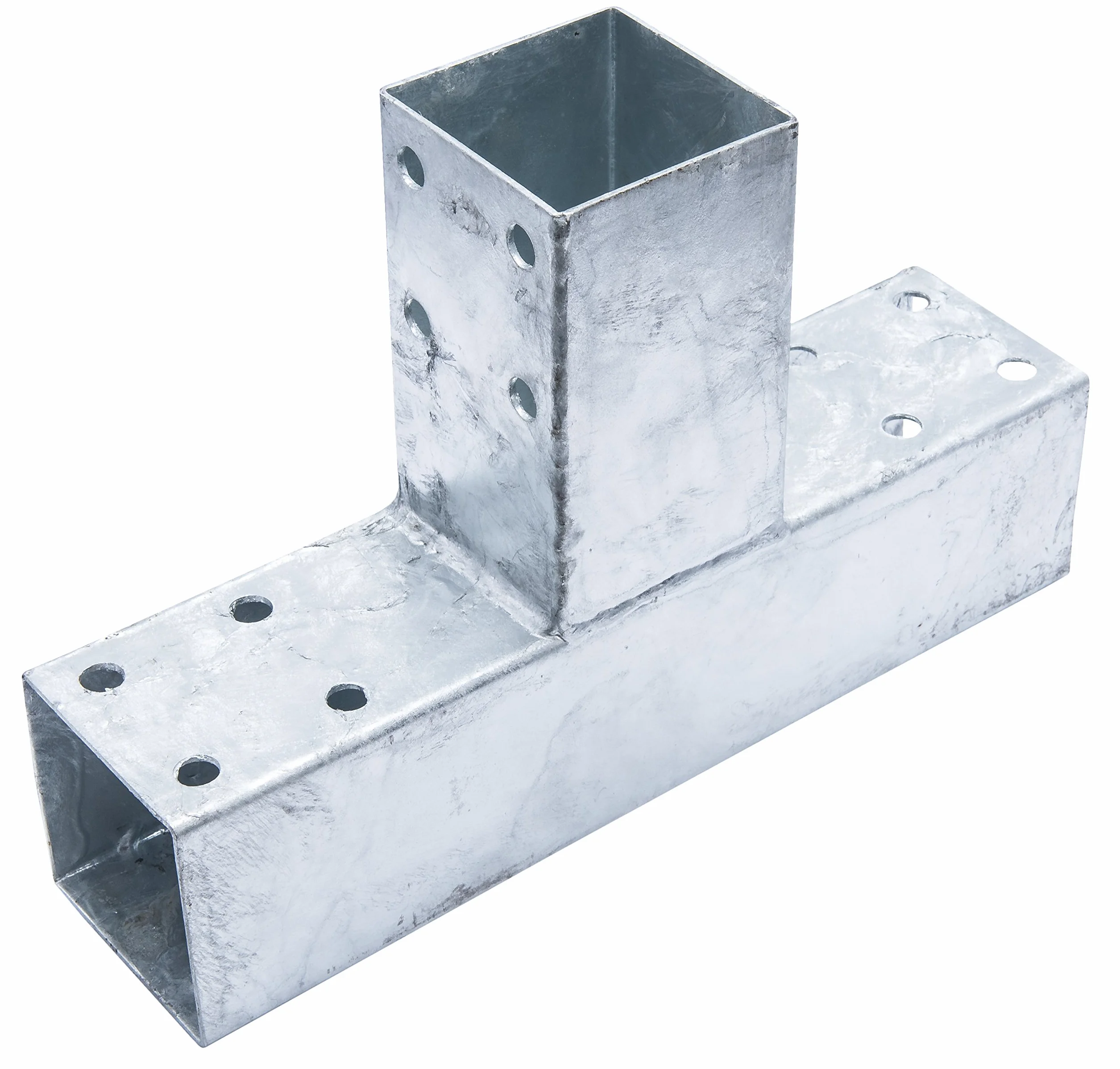 Connex HV4248 - Connettore per palo, 305 x 200 mm, per legno 70 x 70 mm, colore: Argento