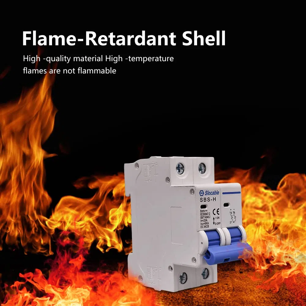 HandGold 2P 500V 16A - Interruttore Magnetotermico di Separazione DC, Differenziale Magnetotermico 16A, per Sistema Solare PV