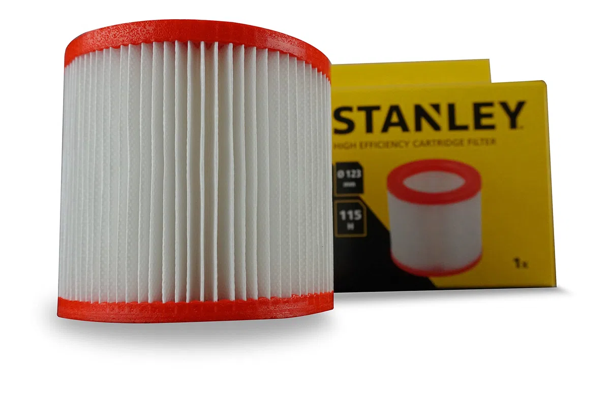Stanley Filtro Cartuccia ad Ottima Efficienza per Aspiratori Solidi e Liquidi