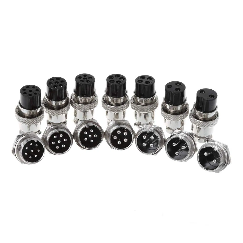 Kit connettore per Aeronautica GX20 Maschio e Femmina Presa 2/3/4/5/6/7/8 Pin - 4 Pin