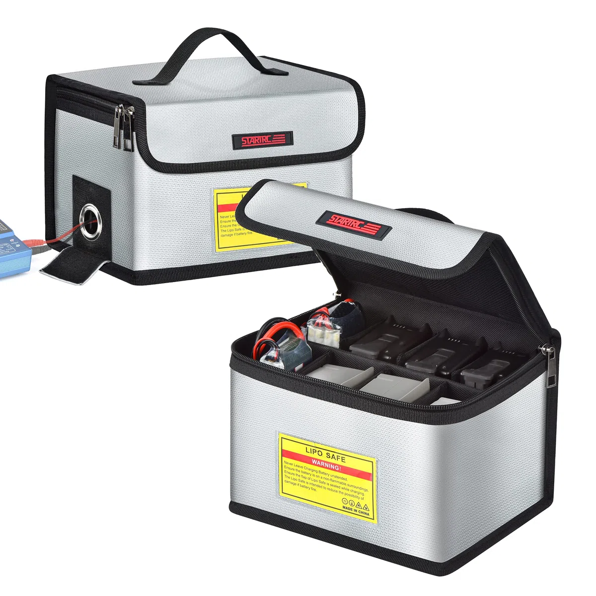 STARTRC Lipo Akku Tasche Feuerfest Sicherheitstasche (21.5 x 15 x 14cm)