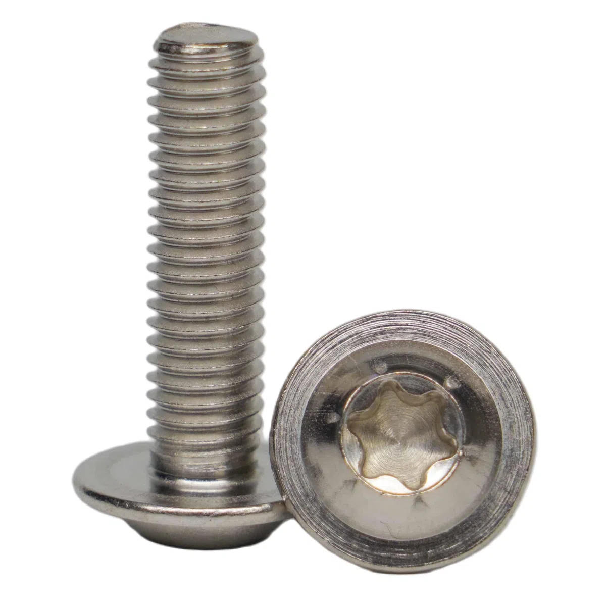 AGBERG - Viti a testa bombata M10 x 65 con flangia e Torx (TX) - Viti a testa bombata [20 pezzi] in acciaio inossidabile A2 V2A, inossidabile - ISO 7380-2