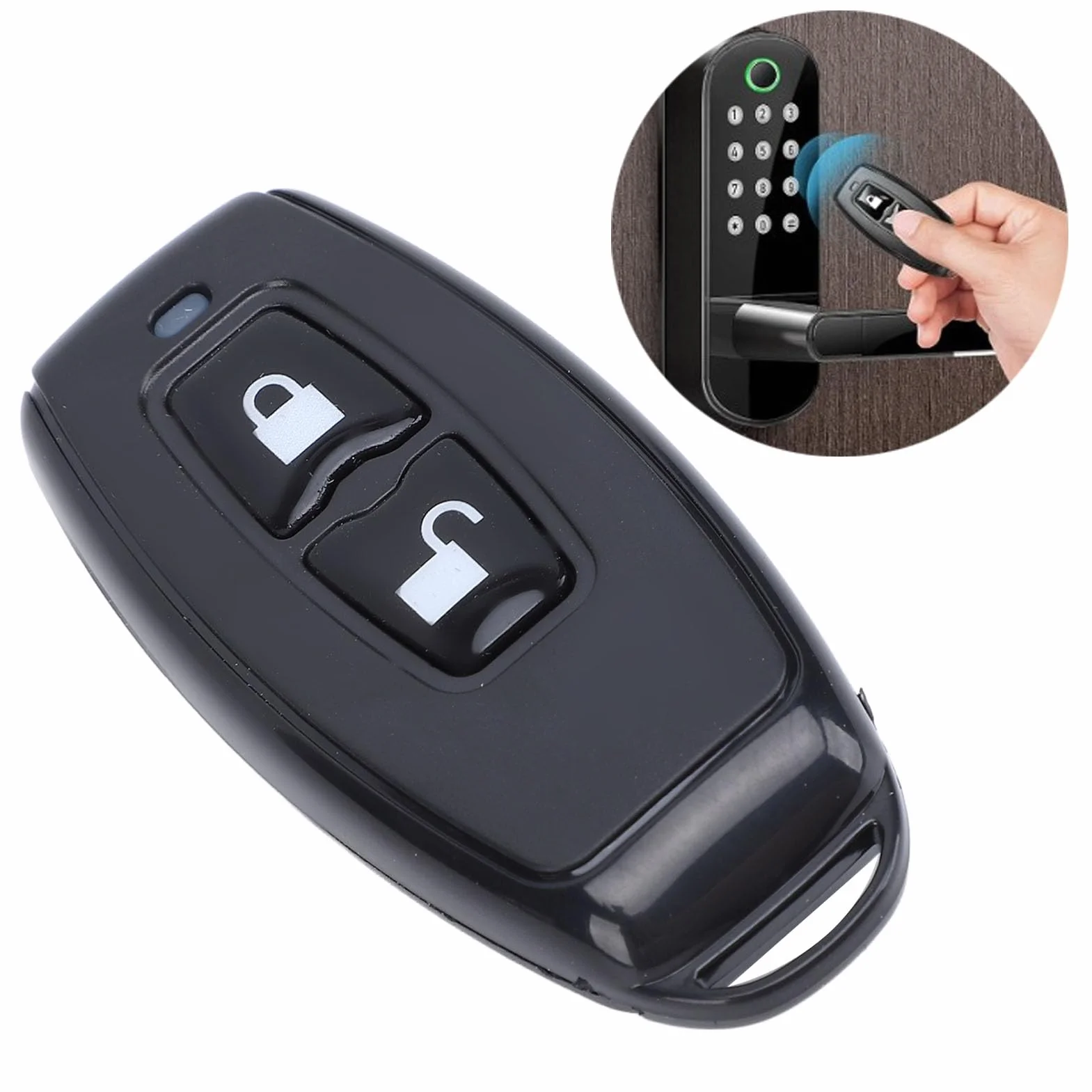 Portachiavi Wireless per Tutti i Prodotti TTLOCK, Distanza di Trasmissione 2,4 GHz, Distanza di Trasmissione 15 M, Controllo Regolare, Telecomando per Accesso Senza Chiave