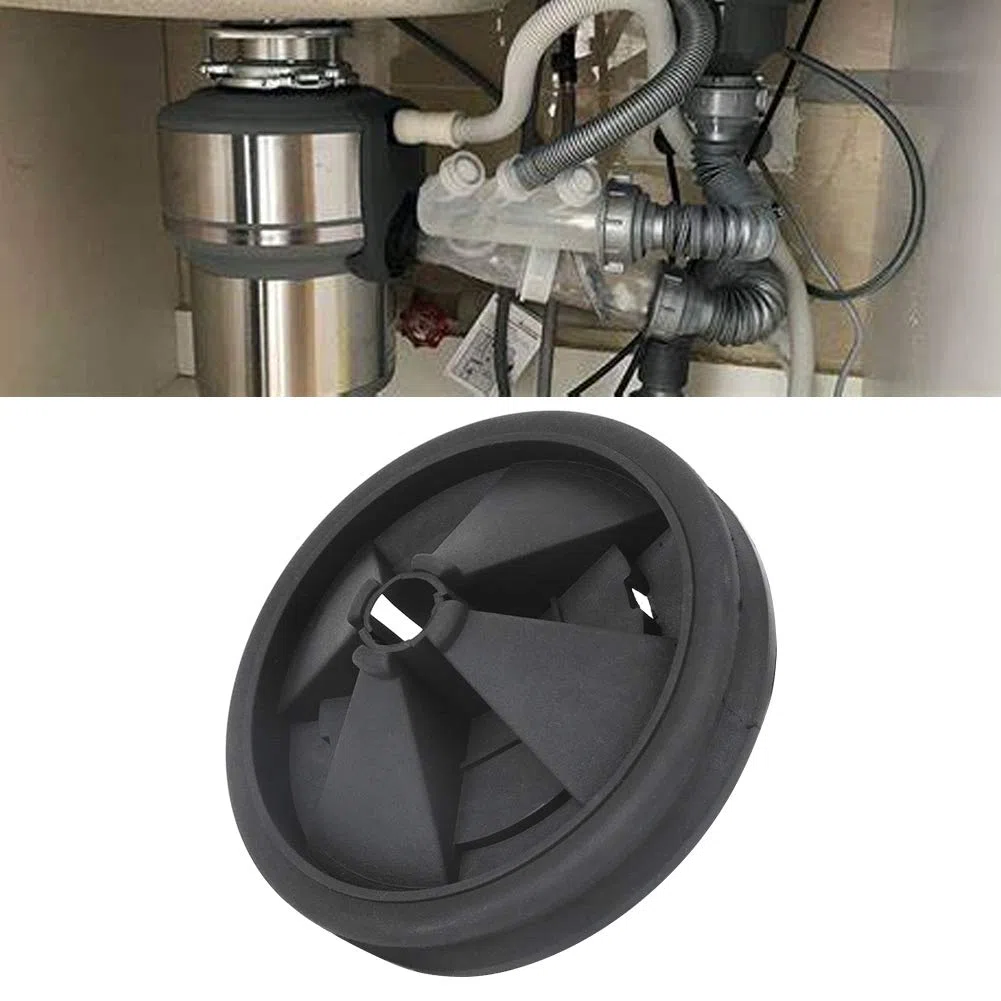 Tbest 2 Pezzi Copertura Antischizzi in Silicone per Tritarifiuti Compatibile con InSinkErator, 87mm Diametro Esterno