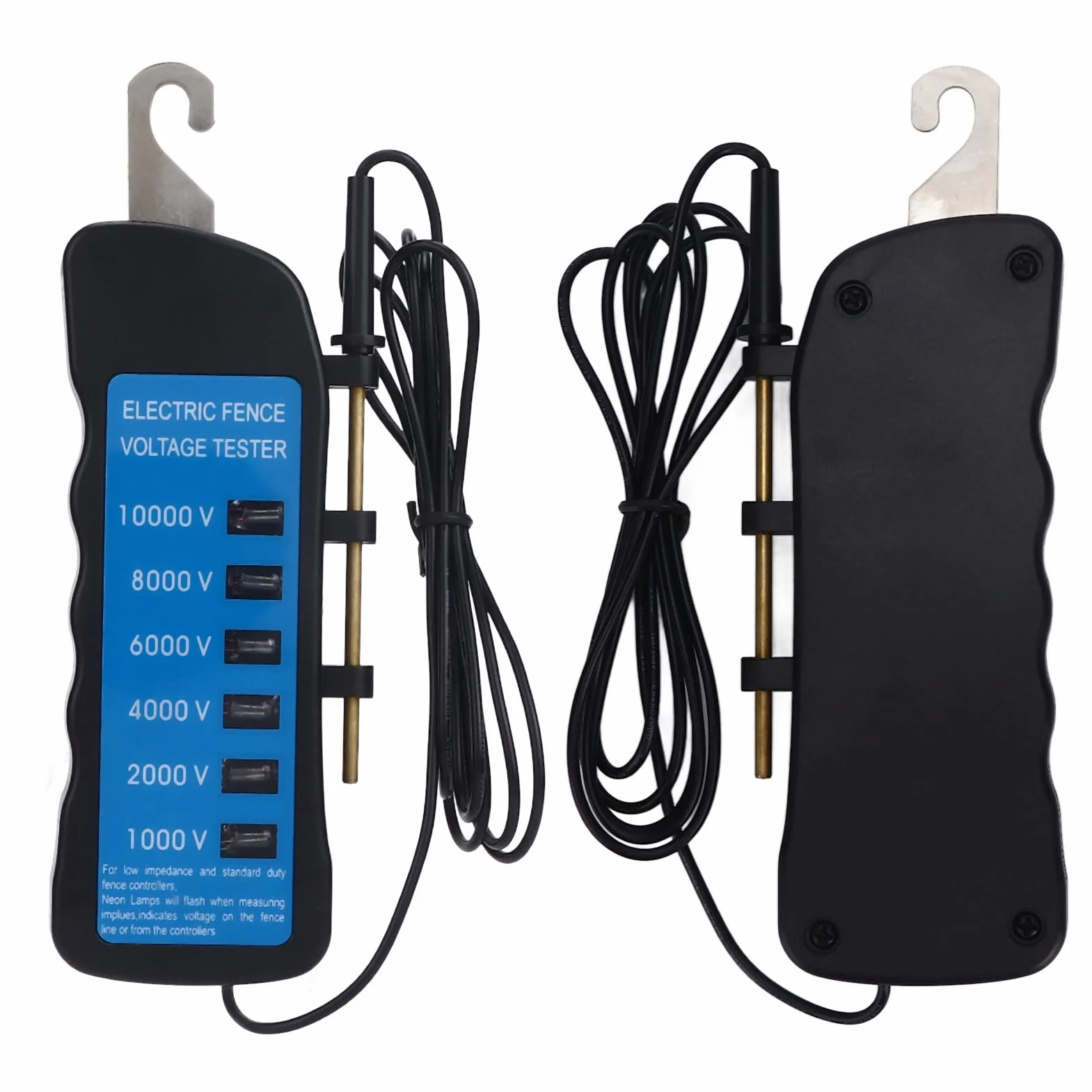 Rilevatore di Tensione per Recinzione Elettrica, 10000 V Tester per Recinzione Elettrica Tensione 6 Tester per Lampade Rilevatore di Tensione per Recinzione Tester per Recinzione Impermeabile