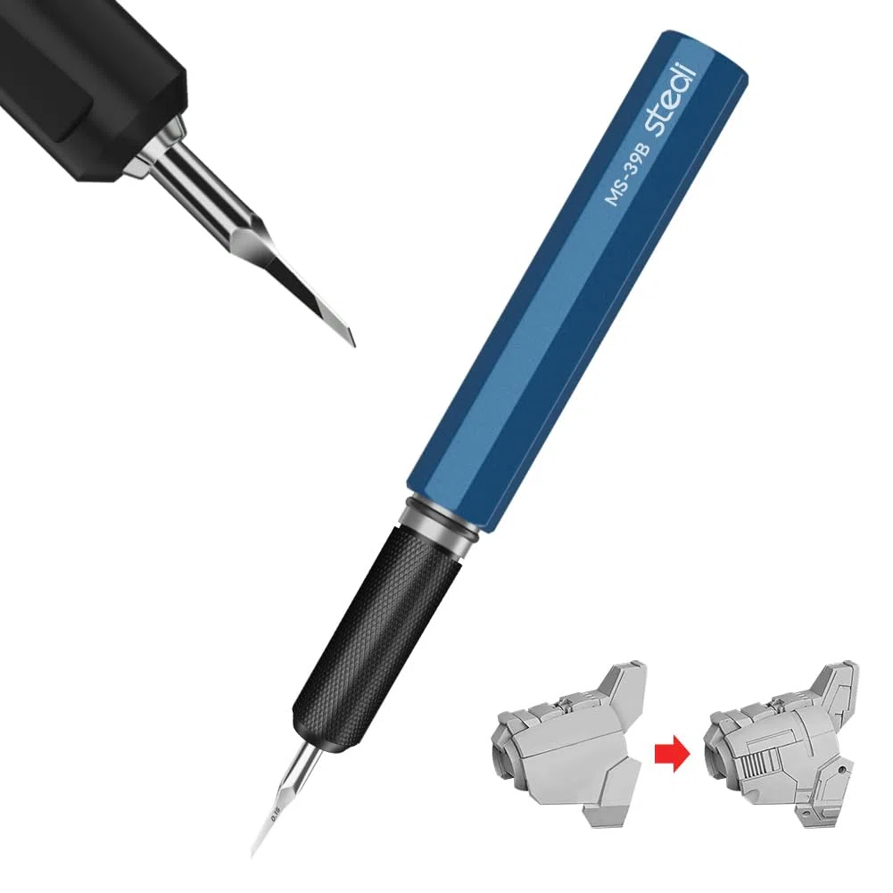 stedi Model Scriber, Lame in Acciaio Al Tungsteno Da 0,15 mm, Per Modellismo Hobbystico, Modello in Scala Rg, Kit Di Modellismo Gundam, Per Incidere Linee, Incisioni, Linee Di Pannelli, Resina