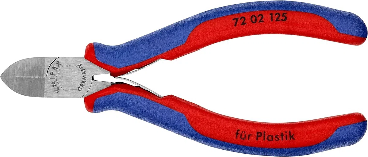 KNIPEX Tronchesi per resina sintetica con impugnature multicomponente 125 mm, 72 02 125