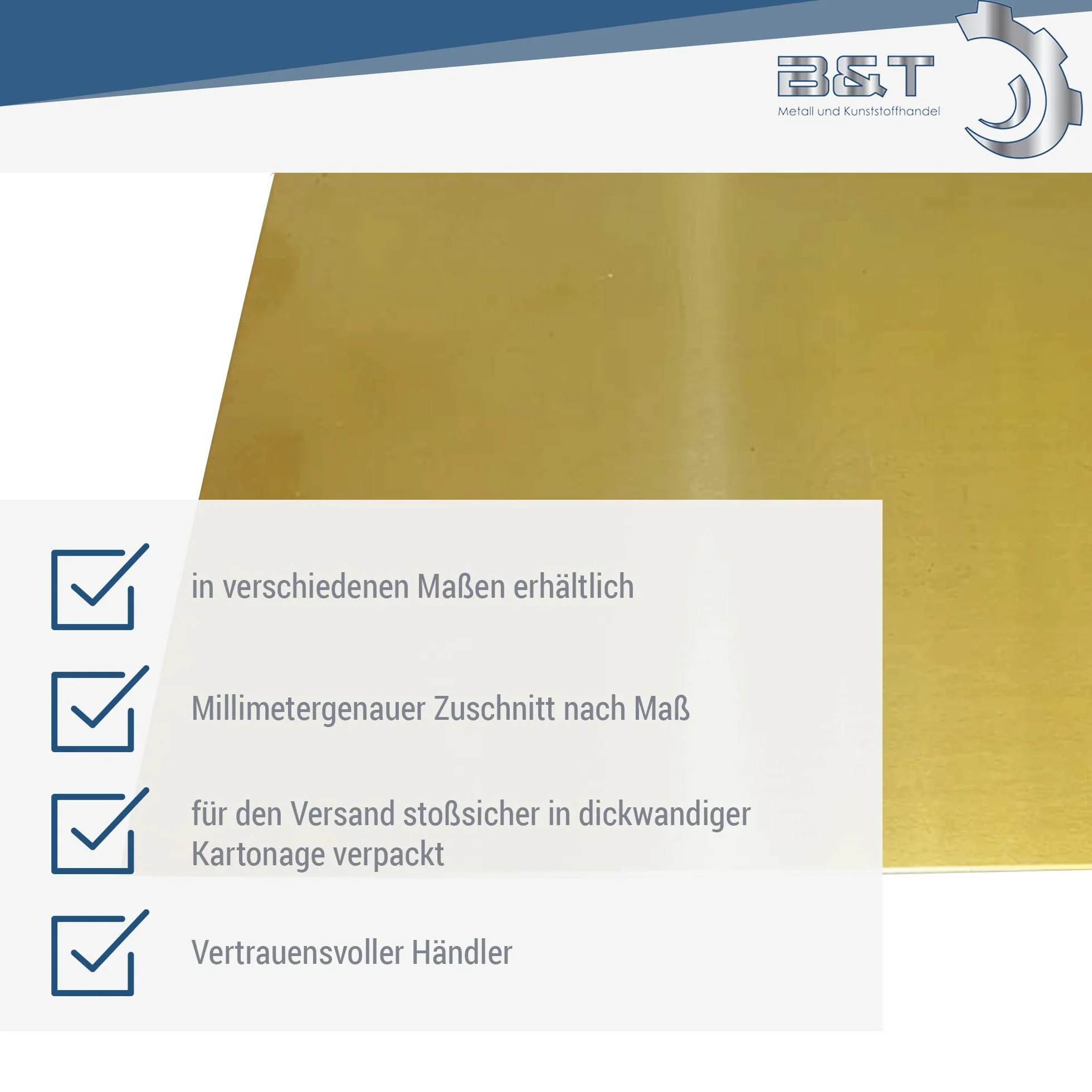 B & T In ottone metallo 6,0 mm di spessore in MS63 (cuzn37), Placca in Ottone superficie Blank nel taglio