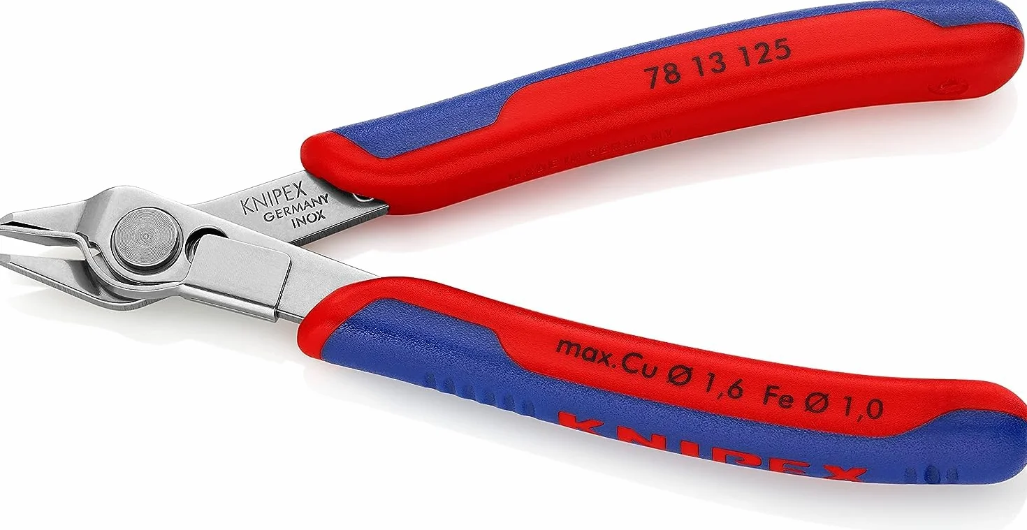 KNIPEX Electronic Super Knips con impugnature multicomponente 125 mm, 78 13 125