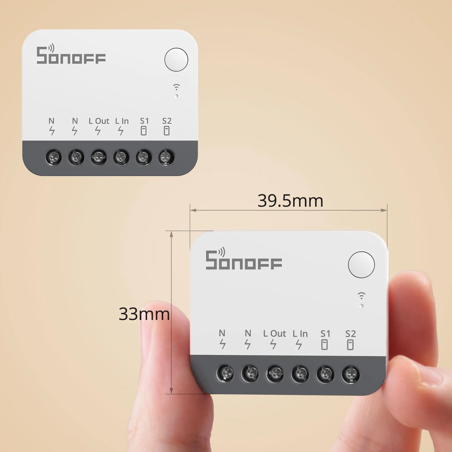 SONOFF Zigbee Smart Switch, funziona con Alexa & Google Home, 2 PACK, richiede Gateway ZigBee, richiede una linea neutra