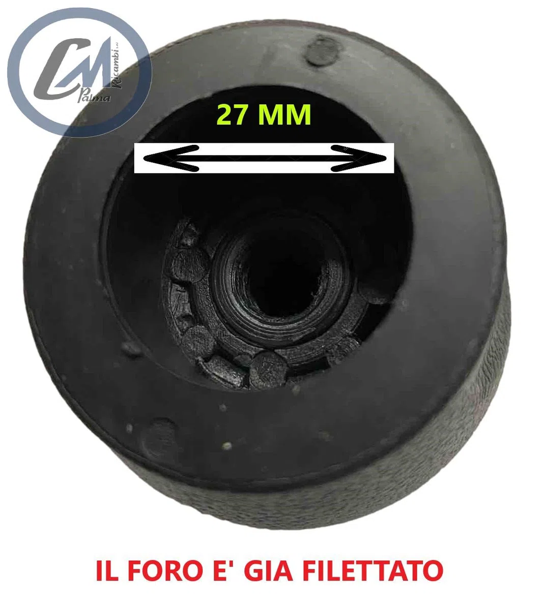 POMELLO PER GRANDE PUNTO/PUNTO EVO 5 MARCE CON FORO GIA’ FILETTATO
