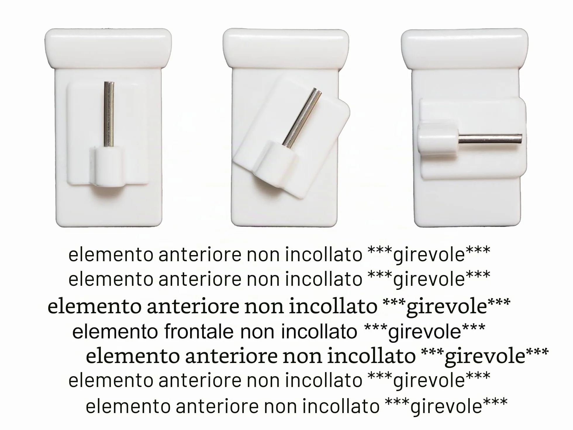 dekondo - 20 ganci per finestre, ganci decorativi per la decorazione delle finestre, campo di serraggio: 10-27 mm universale