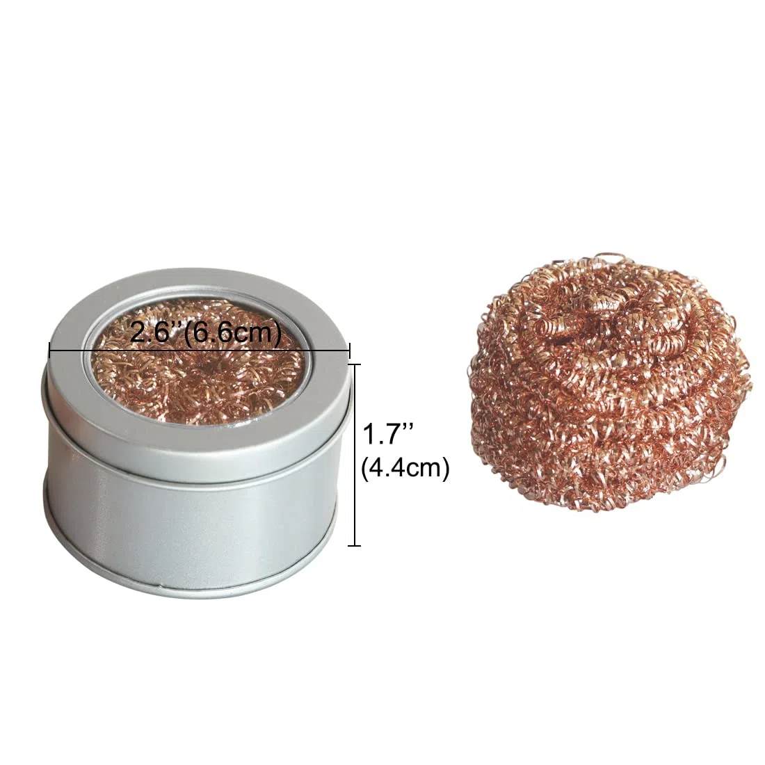 Detergente per Punte Di Saldatura, Kit di Pulizia della Punta del Saldatore, Detergente per Ferro per Punte di Saldatura, Spugna Sfera in Ottone