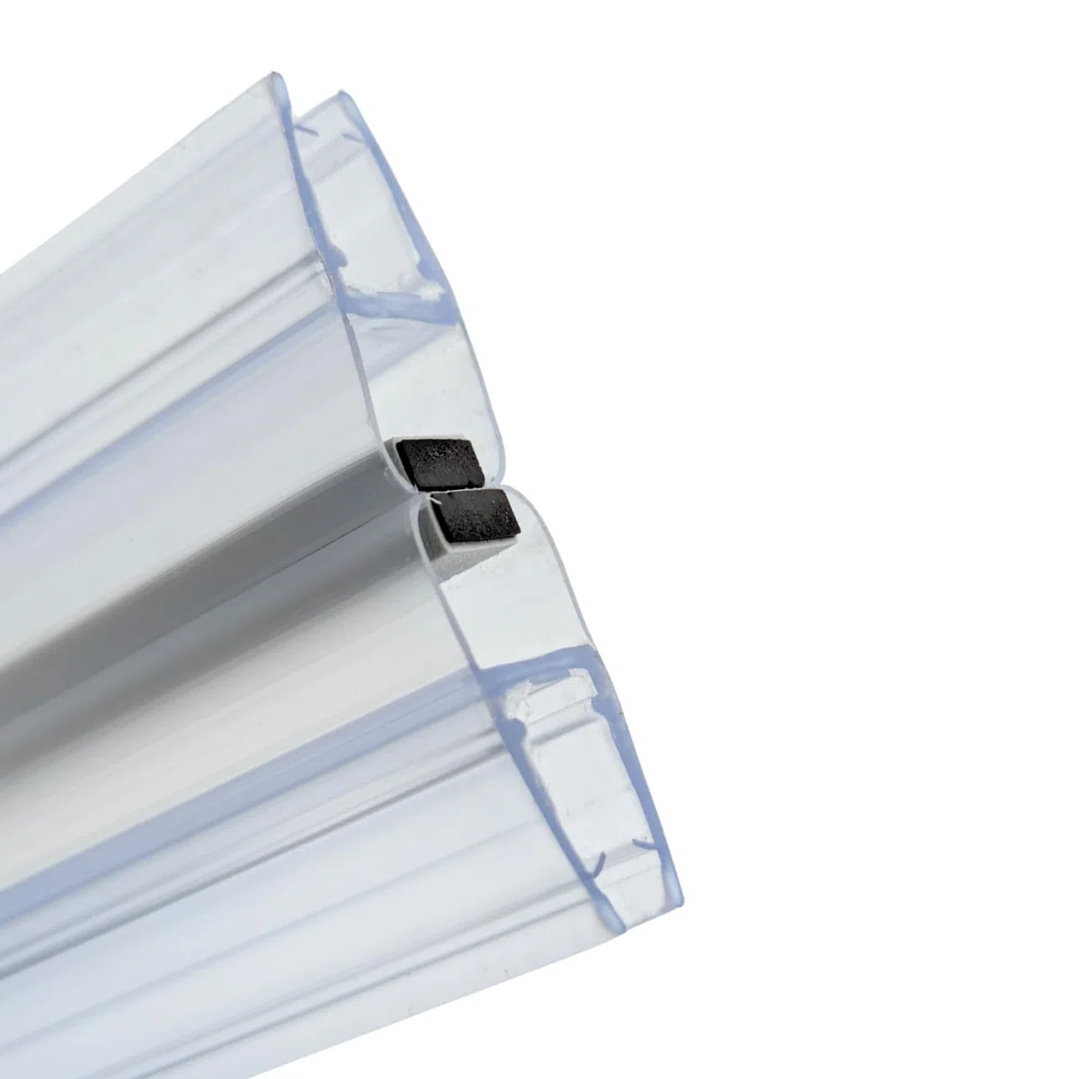 IWOFER Guarnizione Magnetica Box Doccia Profilo B per Vetro 6-8 mm, Ricambio Universale Trasparente, Senza Colla, Made in Italy, Antigoccia Tenuta Acqua