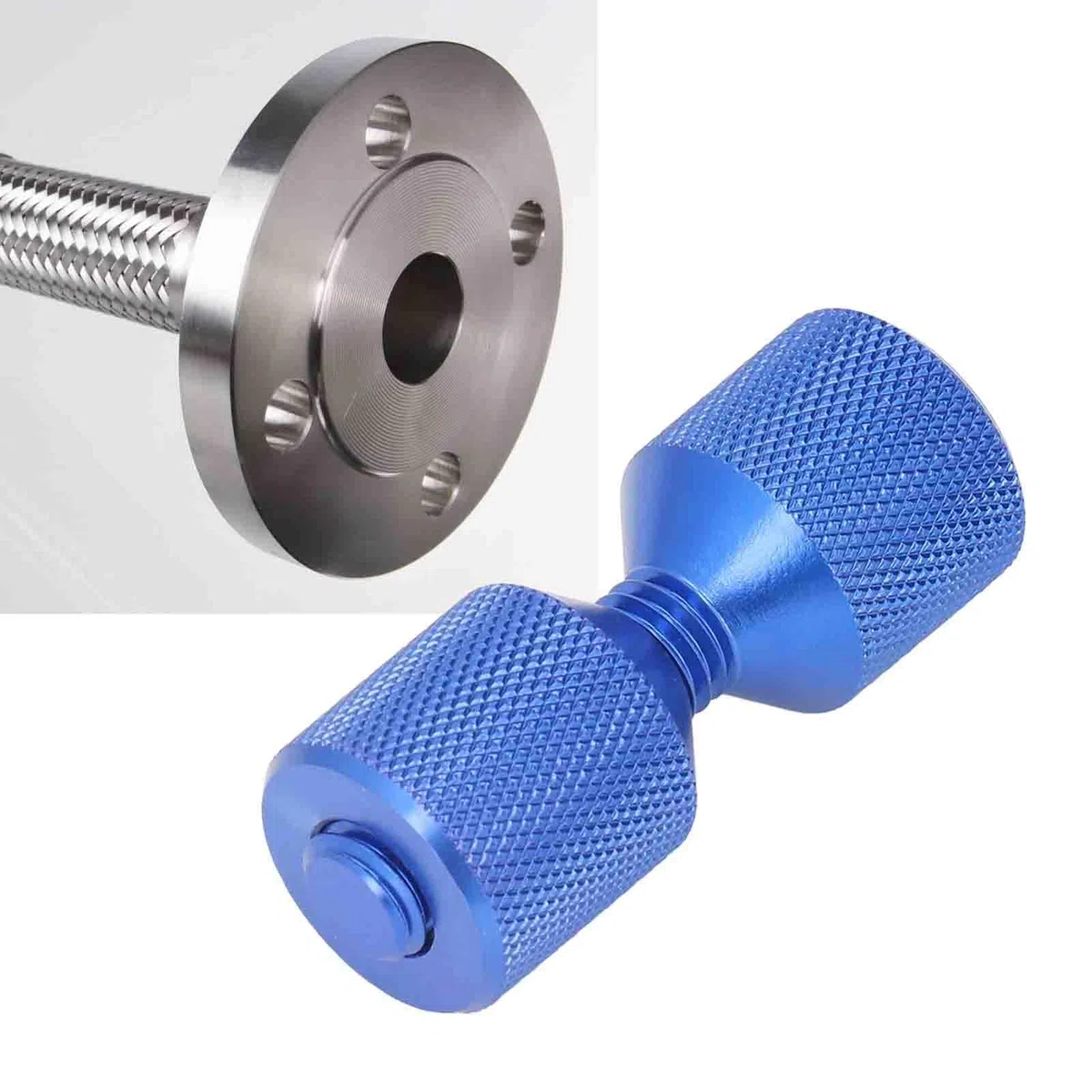 Set Perni di Allineamento Flangia a Doppio Foro in Alluminio 1-1/8 Pollici per Flange 0,5 a 14 Pollici 150 Libbre (BLUE)