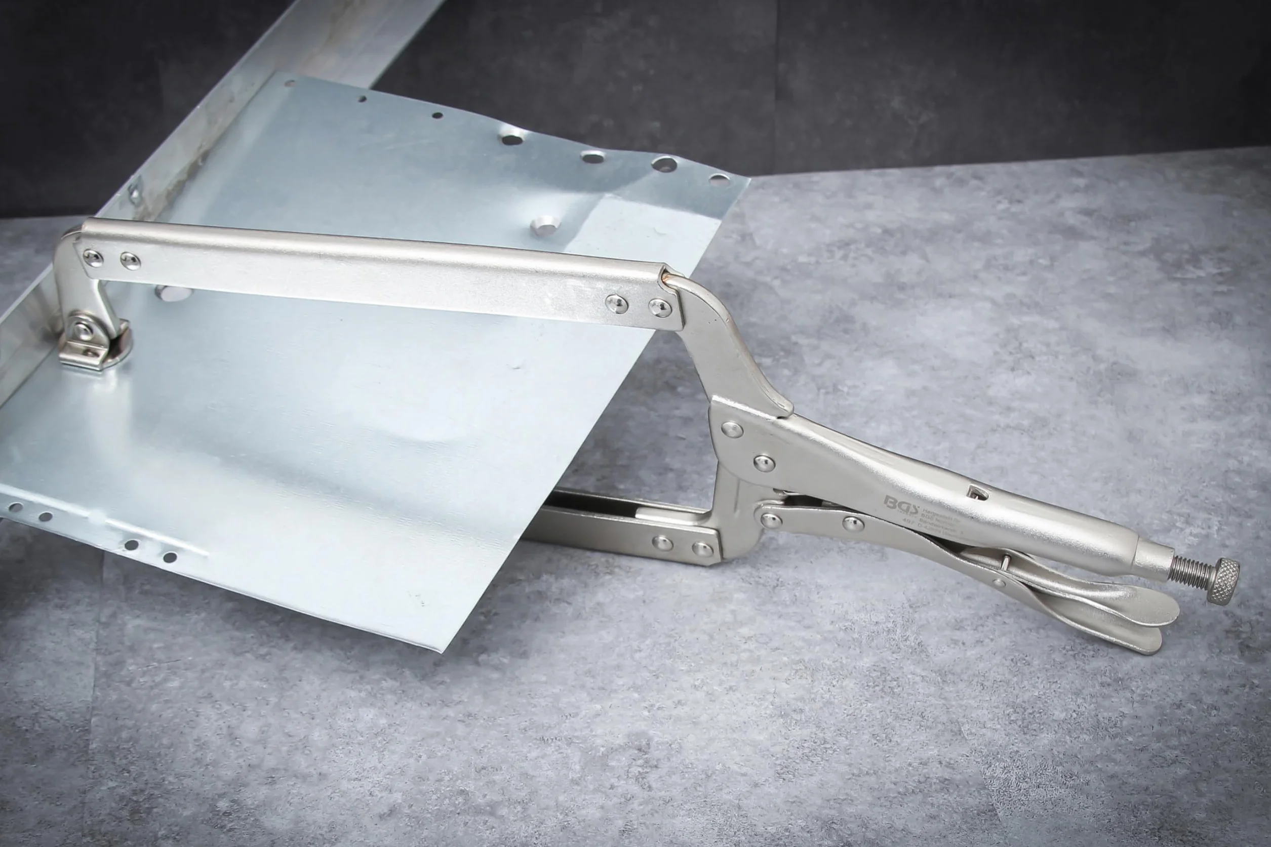 BGS 497 | Pinza autobloccante a collo di cigno | 475 mm