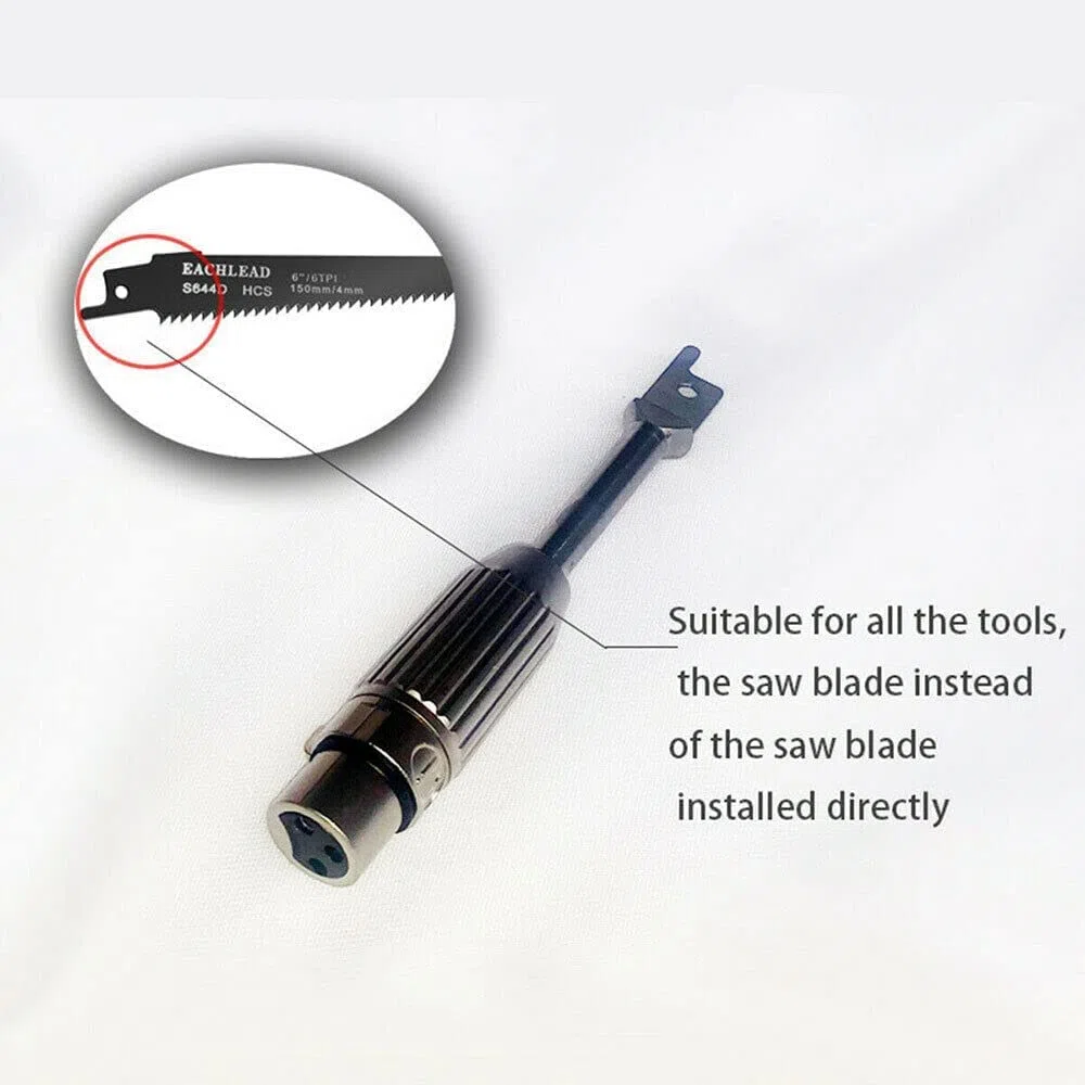 1x 3 XLR Connettore Seghe Adattatore Seghe Macchine Accessori Tre Spine Interfaccia Acciaio Inox