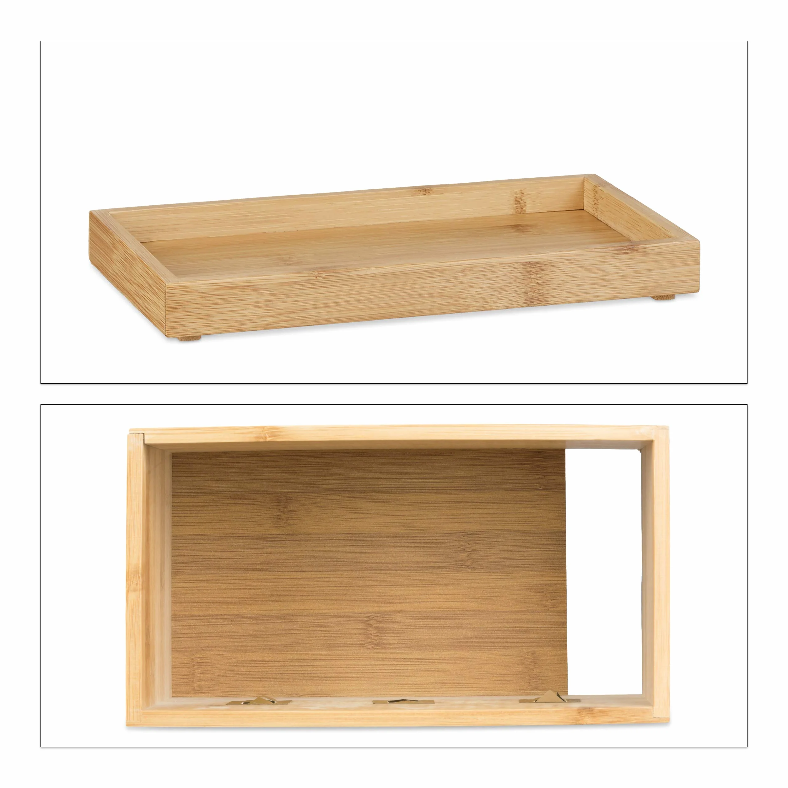 Relaxdays Organizer Porta Prese, Nascondi Cavi, Box Compatto, Universale, Pratico, HxLxP: 16,5 x 25,5 x 14 cm, Marrone