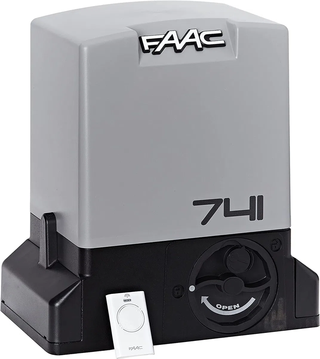 FAAC Delta 3 Kit Automazione Per Cancelli Scorrevoli con peso Max 900KG motore 230V - Scheda elettronica inclusa 1 coppia di fotocellule Safebeam, (L) x (P) x (H) 29.5 x 22.1 x 32.2 cm, 105630445