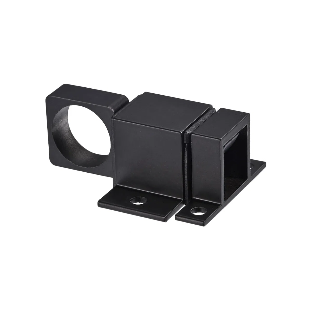 QUARKZMAN Alluminio Lega Porta Bullone Chiusura x 4pz Molla Rimbalzo Blocco per Recinzione Porta e Finestra, [Nero]