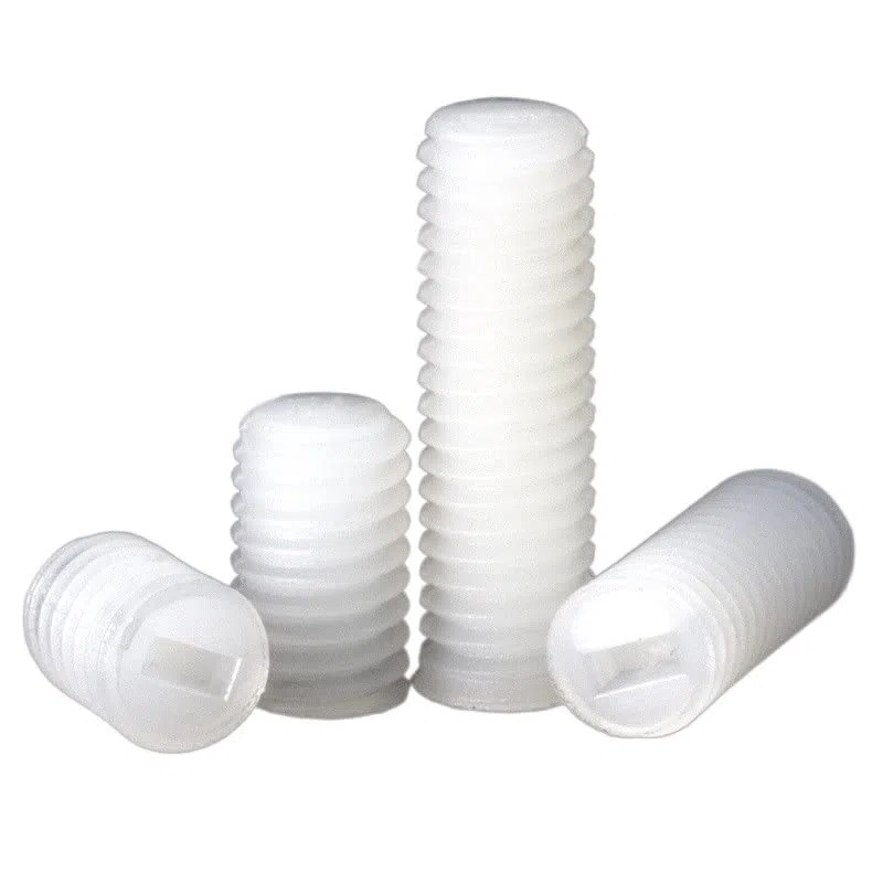 100 pz M3 M4 M5 M6 M8 Bianco Nylon Plastica a Testa scanalata Viti a Testa Piatta Grani Viti (Color : 100pcs, Size : M8 x 20mm)