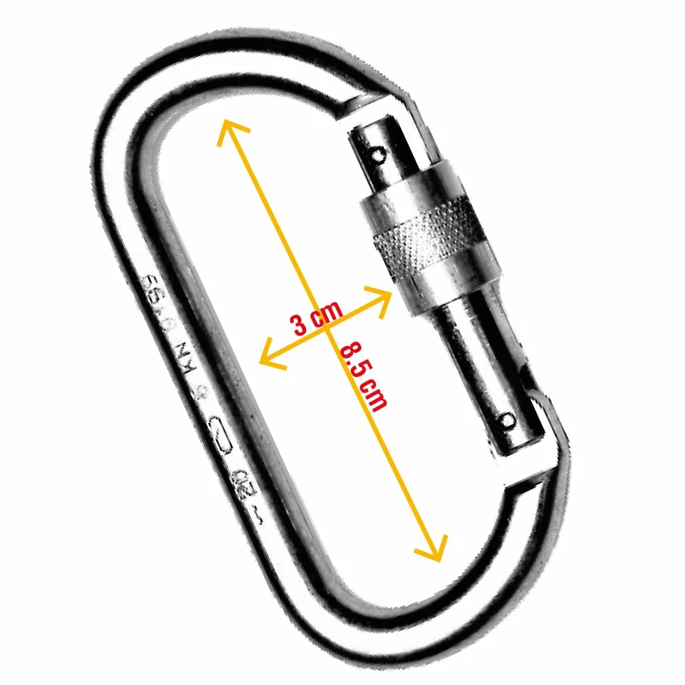 PONSA CGPK7C PLUS - KIT PROFESSIONALE protezione anticaduta: IMBRACATURA DI SICUREZZA ANTICADUTA con 2 punti di ancoraggio + nastro ancoraggio + 2 moschettoni + cricchetto.