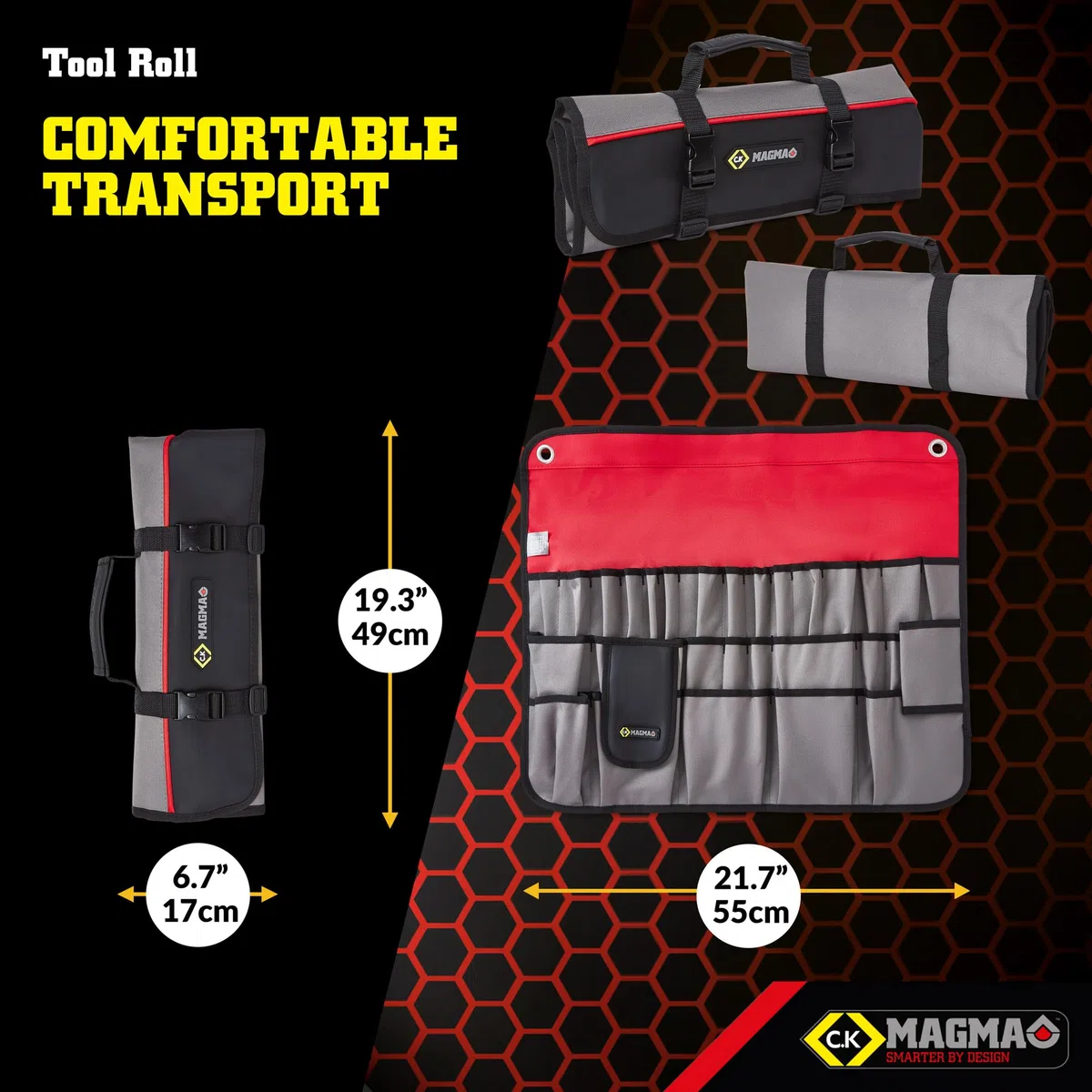 Best Price Square Tool Roll BPSCA MA2718 - SG33153 di CK Tools